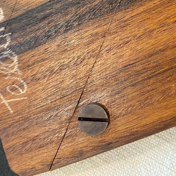 TESLER+MENDELOVITCH HANDMADE WOODEN CLUTCH - Picture 7 of 11